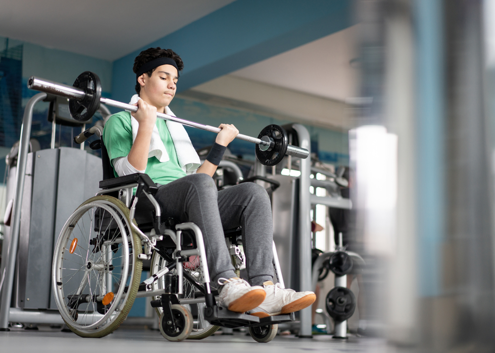 Gym for People with Disabilities. 